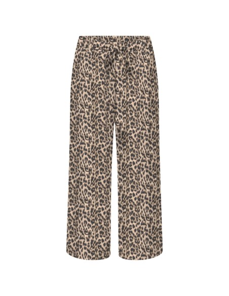 Only Pantalon femme léopard