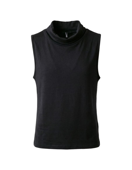 Only Top femme noir drapé