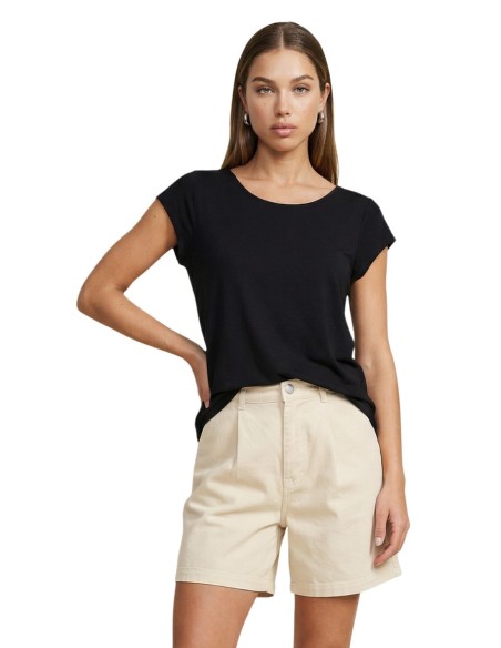 Only Blouse femme noire fluide