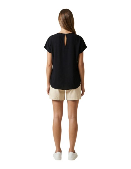 Only Blouse femme noire fluide