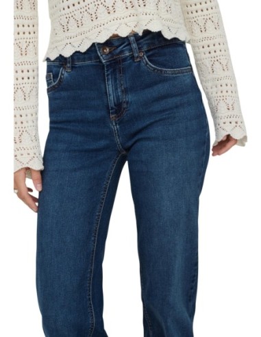 Only Pantalon femme denim bleu
