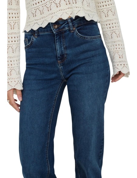 Only Pantalon femme denim bleu