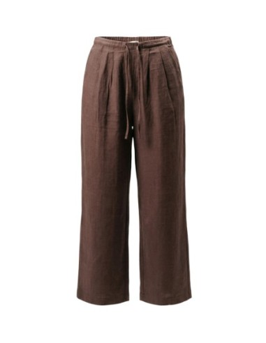 Only Pantalon femme marron fluide