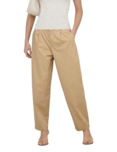 Only Pantalon femme beige chino