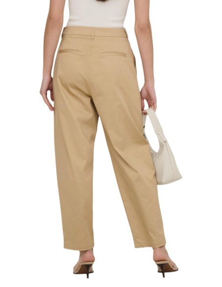 Only Pantalon femme beige chino