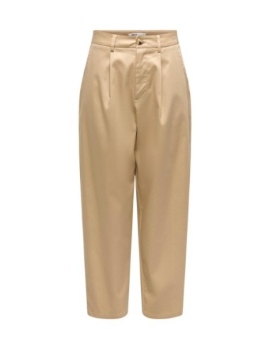 Only Pantalon femme beige chino