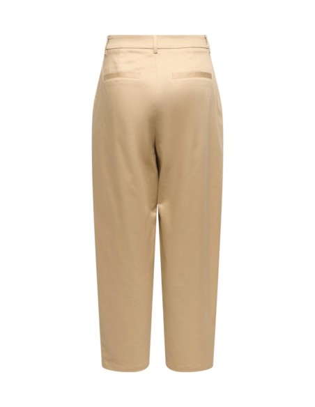 Only Pantalon femme beige chino