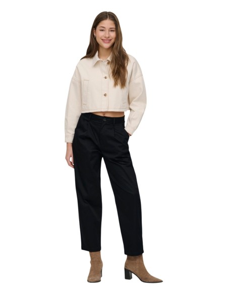 Only Pantalon femme noir chino