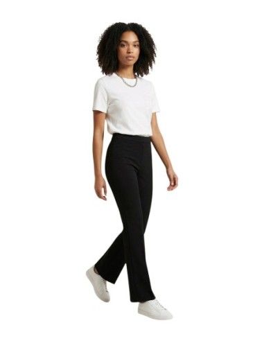 Only Pantalon femme flare noir