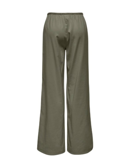 Only Pantalon femme vert fluide