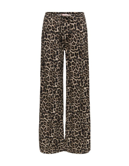Only Pantalon femme léopard