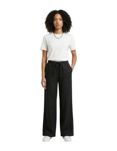 Only Pantalon femme noir fluide
