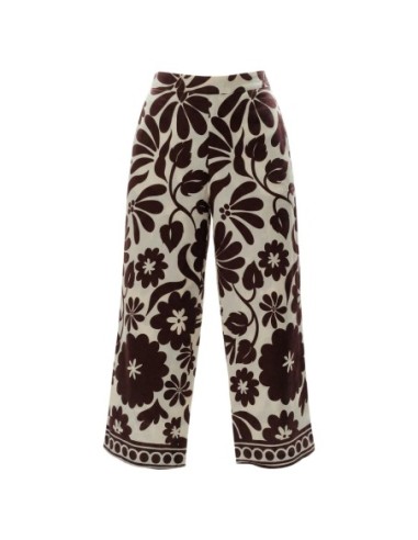 Only Pantalon femme floral beige