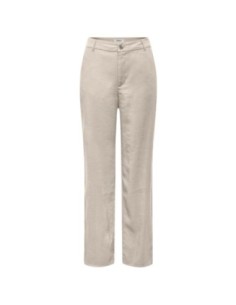 Only Pantalon femme beige droit