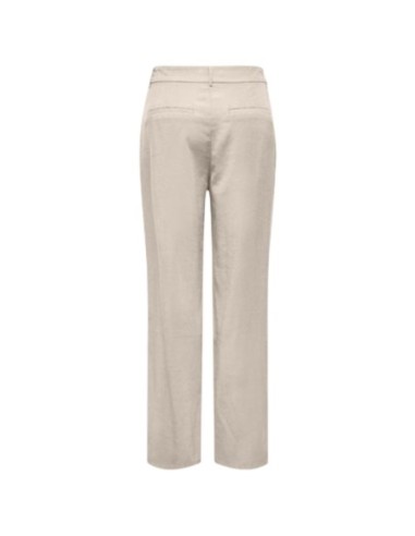 Only Pantalon femme beige droit