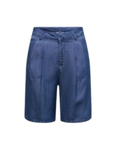Only Short femme bleu tailleur