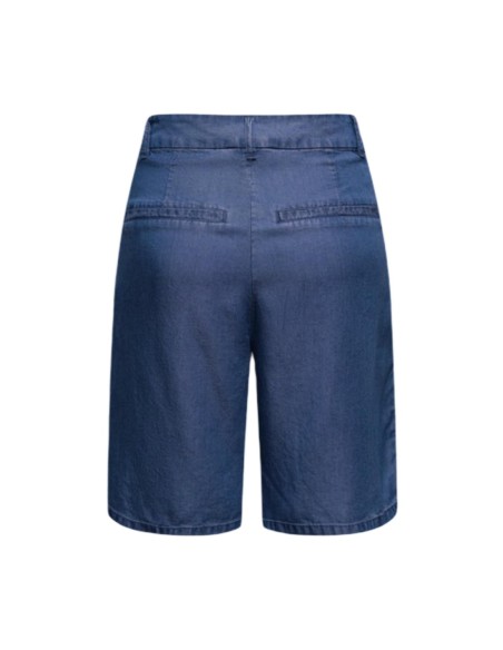 Only Short femme bleu tailleur