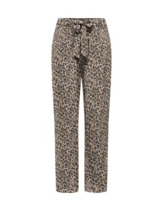 Only Pantalon femme palazzo léopard