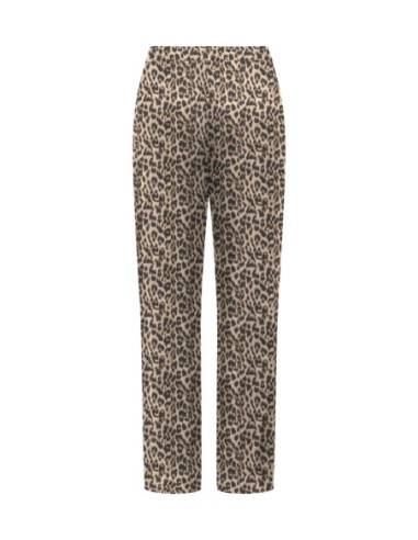 Only Pantalon femme palazzo léopard