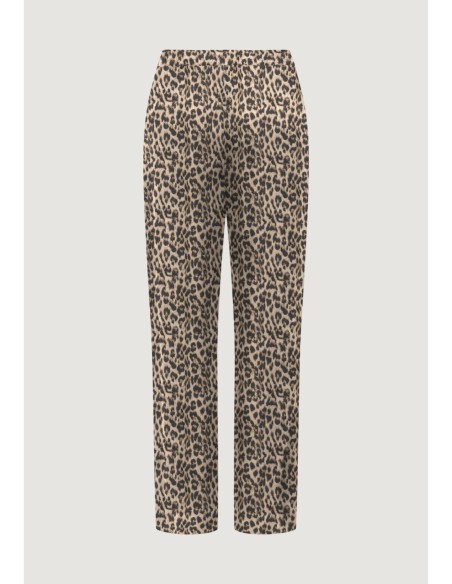 Only Pantalon femme palazzo léopard