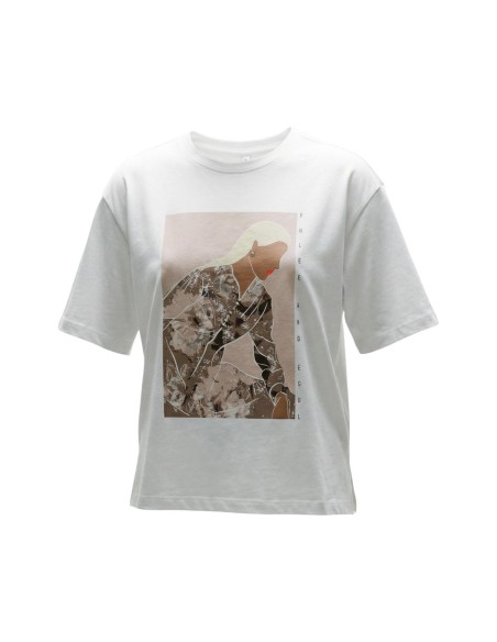 Only T-shirt femme beige
