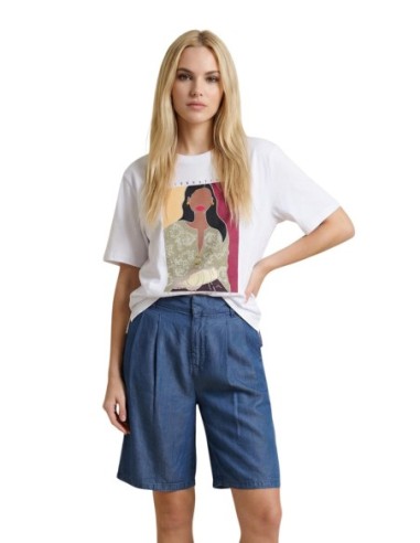 Only T-shirt femme blanc