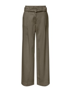Only Pantalon femme vert ceinture