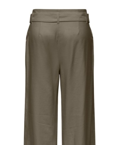 Only Pantalon femme vert ceinture