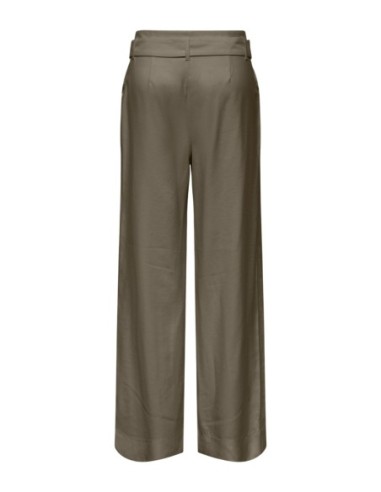Only Pantalon femme vert ceinture