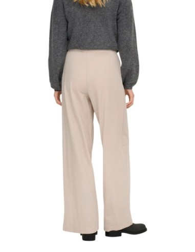 Only Pantalon femme beige fluide