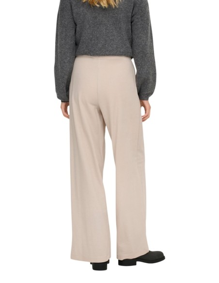Only Pantalon femme beige fluide