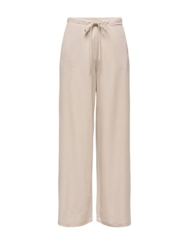 Only Pantalon femme beige fluide