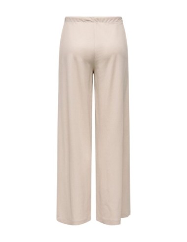 Only Pantalon femme beige fluide