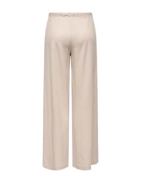 Only Pantalon femme beige fluide