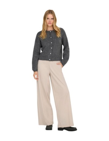 Only Pantalon femme beige fluide