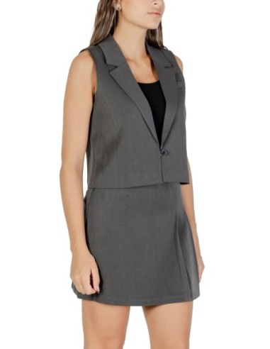 Only Gilet femme gris