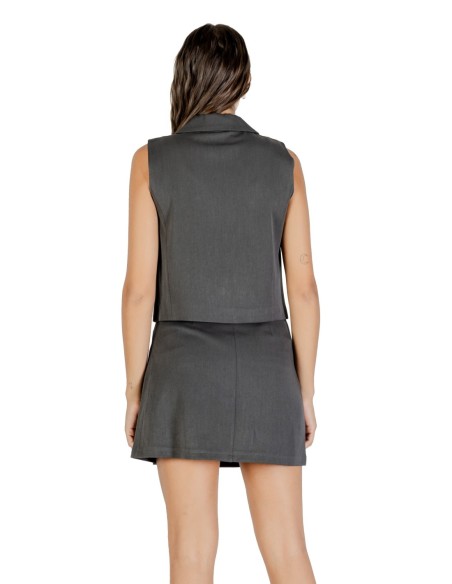 Only Gilet femme gris