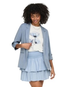 Only Veste femme bleu azur