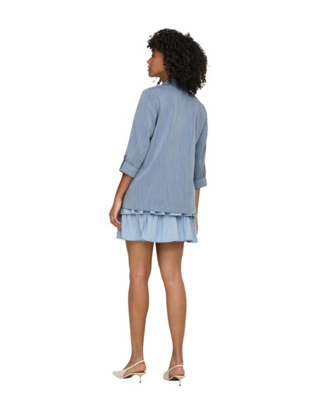Only Veste femme bleu azur