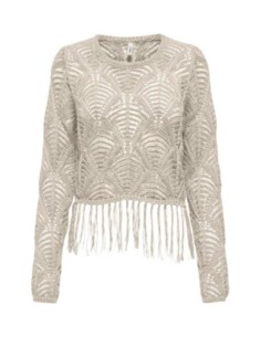 Only Pull femme beige