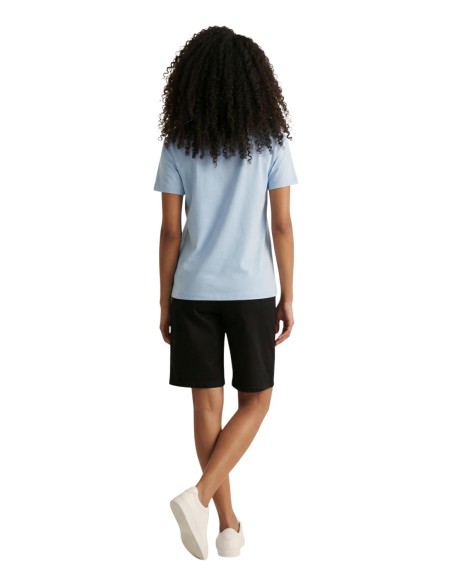 Only T-shirt femme bleu azur