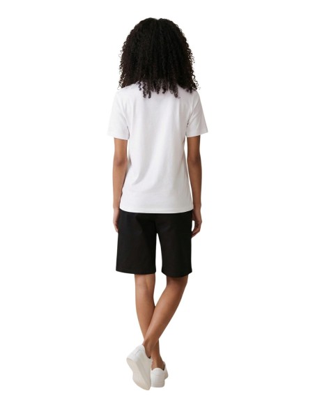 Only T-shirt femme beige coton bio