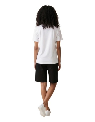 Only T-shirt femme blanc coton bio