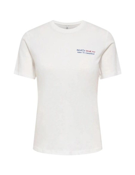 Only T-shirt femme blanc