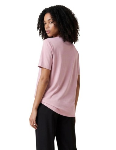 Only T-shirt femme rose modal