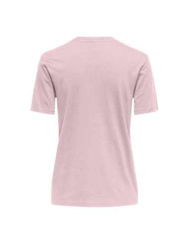 Only T-shirt femme rose modal