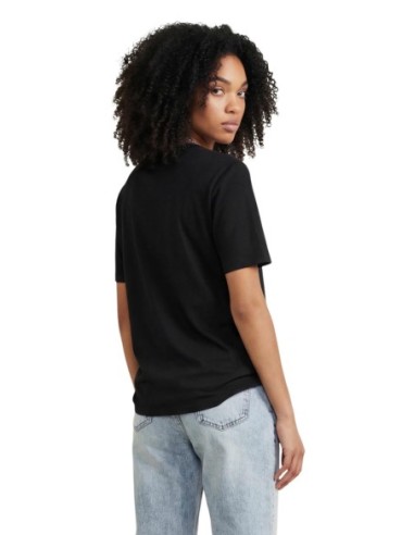 Only T-shirt femme noir modal