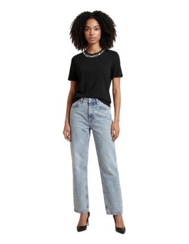 Only T-shirt femme noir modal