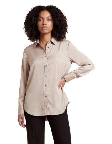 Only Chemise femme beige