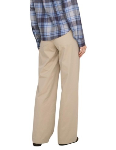 Only Pantalon femme beige chic